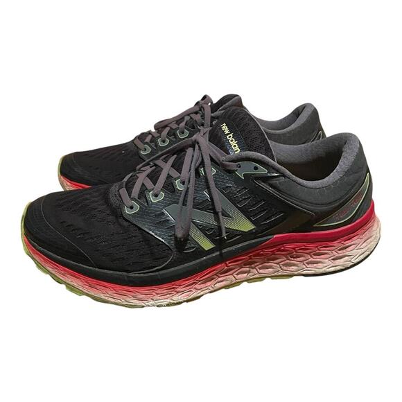 New Balance Fresh Foam 1080v6 Running Shoes Men’s Size 13 Black Red Navy - Picture 5 of 9